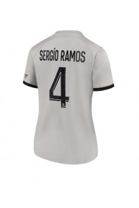 Fotbalové Dres Paris Saint-Germain Sergio Ramos #4 Dámské Venkovní Oblečení 2022-23 Krátký Rukáv